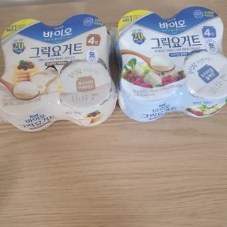 매일바이오 그릭요거트 오리지널 플레인 4개, 로스터리 커피믹스 4개 — 5점을 준 리뷰어가 2021년 12월 올린 사용 사진