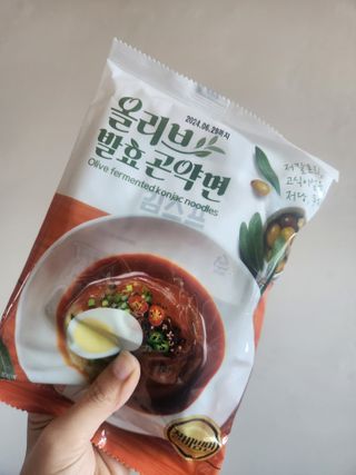 클린24시간 올리브 발효곤약면 찰비빔면 1세트-(3봉) — 4.5점을 준 리뷰어가 2023년 12월 올린 사용 사진