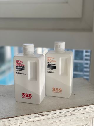 트리플에스 탈모 샴푸 275ml + 실크 트리트먼트 275ml — 5점을 준 리뷰어가 2021년 2월 올린 사용 사진