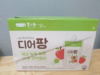 [몸엔용] 우리 아이 건강간식, 달콤한 녹용곤약젤리 디어팡 4종 — 5점을 준 리뷰어가 2021년 8월 올린 사용 사진