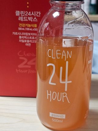 클린24시간 레드박스 1BOX(5포) + 전용보틀(500ml) — 4점을 준 리뷰어가 2024년 2월 올린 사용 사진