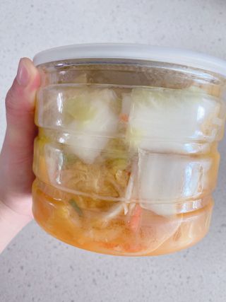 셰프애찬 단호박 백김치 1kg — 5점을 준 리뷰어가 2022년 10월 올린 사용 사진