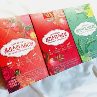 서울에프엔비 콜라스틴 3종 뷰티젤리스틱 45입 [ABC핏 15입 /  석류핏 15입 / 청스피루리나 15입] — 5점을 준 리뷰어가 2021년 9월 올린 사용 사진