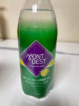 몽베스트 Montbest with Sparkling water Lemon OR Lime 20병(랜덤) — 3.5점을 준 리뷰어가 2021년 10월 올린 사용 사진