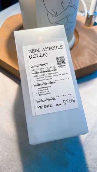프리 (인스타체험단) [밀리밀리] 메디 앰플 콜라 15ml — 5점을 준 리뷰어가 2025년 7월 올린 사용 사진