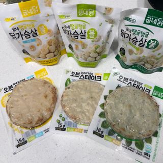 굽네몰 [굽네] 탱글탱글 닭가슴살볼 3종, 닭가슴살 오븐 스테이크 3종 — 5점을 준 리뷰어가 2021년 5월 올린 사용 사진