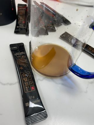 프리마인 자체 기업부설 연구소에서 찾아낸 건강한 수면의 비밀.  슬립토 플러스 30포 — 4점을 준 리뷰어가 2021년 9월 올린 사용 사진