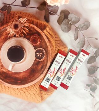 하루 1포로 콜레스테롤, 유산균, 고역가 소화효소까지 한번에 섭취! 다온바이오 홍자임 1개월분(30포) — 4.5점을 준 리뷰어가 2023년 2월 올린 사용 사진