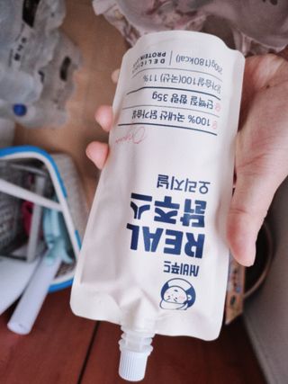서비푸드 리얼 닭주스 오리지널 200g 1세트 10개입 — 3점을 준 리뷰어가 2022년 1월 올린 사용 사진
