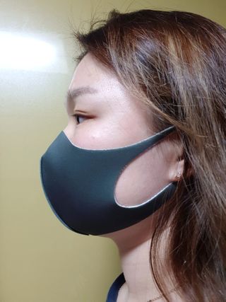 [에이블밤부] 리퓨어 쿠퍼 마스크 10color — 5점을 준 리뷰어가 2021년 2월 올린 사용 사진