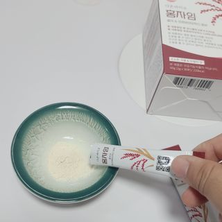 하루 1포로 콜레스테롤, 유산균, 고역가 소화효소까지 한번에 섭취! 다온바이오 홍자임 1개월분(30포) — 5점을 준 리뷰어가 2023년 2월 올린 사용 사진