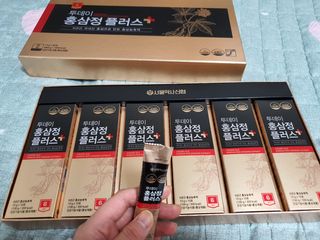 서울약사신협_투데이홍삼정플러스스틱_10g x 60포 — 5점을 준 리뷰어가 2021년 7월 올린 사용 사진