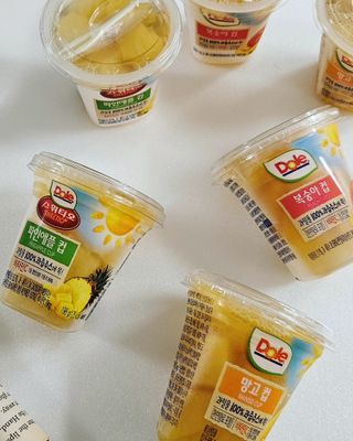 돌 MF[Dole] 파인애플컵/망고컵/복숭아컵 198g 6입X1박스 (맛 1가지 랜덤 발송) — 5점을 준 리뷰어가 2023년 6월 올린 사용 사진