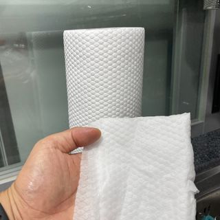 부직포나라 중금속유해물질ZERO 뜯어쓰는 주방 일회용수세미 60매 2매 — 5점을 준 리뷰어가 2022년 9월 올린 사용 사진