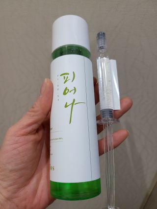 에클리스 피어나 스킨토너 — 3점을 준 리뷰어가 2022년 1월 올린 사용 사진