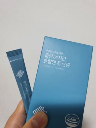 클린24시간 슬림앤유산균 1박스 (3.5g X 15포) — 5점을 준 리뷰어가 2022년 12월 올린 사용 사진