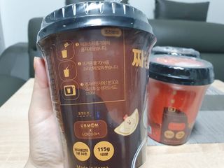 유비쿡 컵떡볶이 매운컵떡볶이2개/ 짜장컵떡볶이 2개  총 4개세트 — 3점을 준 리뷰어가 2021년 6월 올린 사용 사진