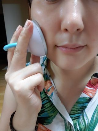 리더스코스메틱 리더스 카밍 페이스 쿨러 — 4점을 준 리뷰어가 2021년 8월 올린 사용 사진
