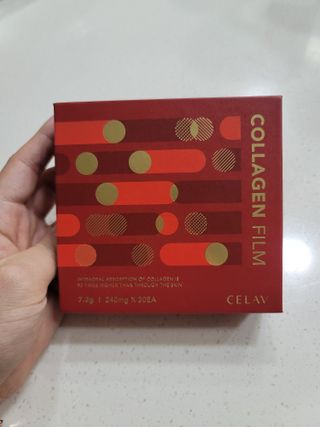 프리마인 귀족의 콜라겐, 92배 흡수율. 럭셔리 프리미엄 셀라브 콜라겐필름 30매 — 5점을 준 리뷰어가 2021년 10월 올린 사용 사진