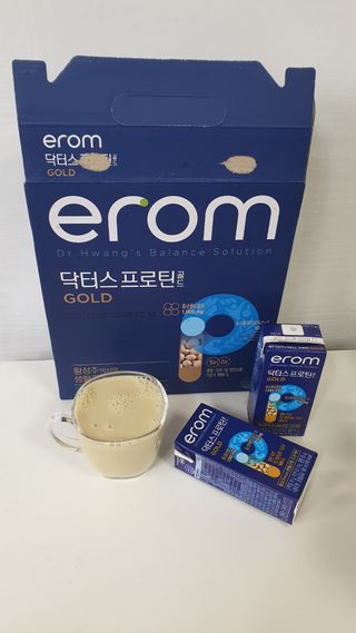 이롬 erom 닥터스 프로틴 골드 — 5점을 준 리뷰어가 2021년 4월 올린 사용 사진