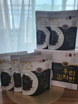 광천우리맛김 우리집밥도둑 맛있는광천김 우리김자반 50g 5봉 — 5점을 준 리뷰어가 2021년 10월 올린 사용 사진