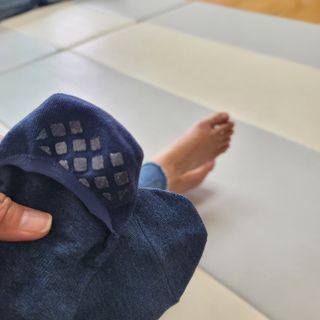 [사이즈가 있는 양말 필로이]남자 덧신 6족 선물 세트_나를 위한 선물or마음을 전하는 선물【 S, M, L, XL】 — 5점을 준 리뷰어가 2022년 6월 올린 사용 사진
