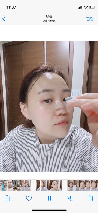 브에노 파리퀸 윌 페이스 오일 — 5점을 준 리뷰어가 2021년 6월 올린 사용 사진