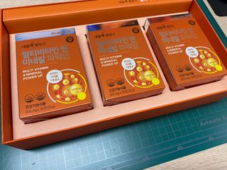 서울약사신협_내몸애발란스멀티비타민앤미네랄파워업_800mg x 90정 — 5점을 준 리뷰어가 2021년 8월 올린 사용 사진
