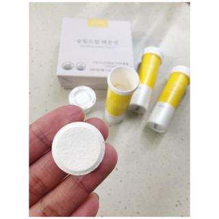 [슬림드랍 레몬맛] 건기식 다이어트 보조제 겸 비타민 — 5점을 준 리뷰어가 2022년 1월 올린 사용 사진