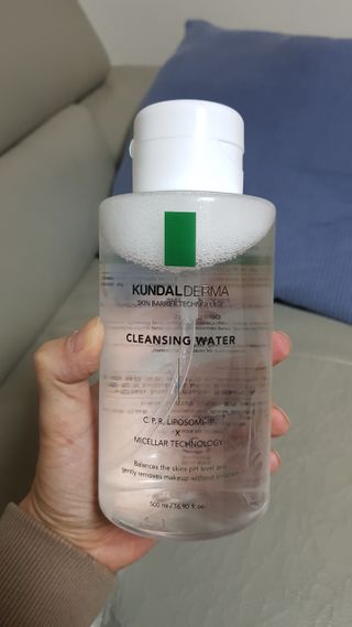 쿤달더마 C.P.R. 시카 pH밸런싱 클렌징 워터 500ml — 5점을 준 리뷰어가 2020년 12월 올린 사용 사진