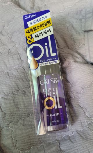 [갸스비] 명불허전, 남성을 위한 브랜드 갸스비의 올인원, 폼클렌징, 헤어오일 3종 — 4점을 준 리뷰어가 2021년 5월 올린 사용 사진