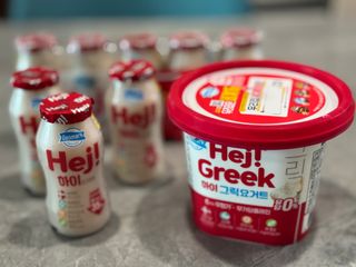 덴마크 프리 [하이(Hej!)]  패키지(요구르트, 그릭요거트) — 5점을 준 리뷰어가 2025년 8월 올린 사용 사진