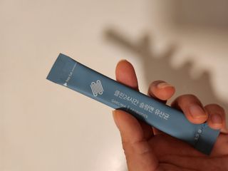 클린24시간 슬림앤유산균 1박스 (3.5g X 15포) — 5점을 준 리뷰어가 2022년 9월 올린 사용 사진