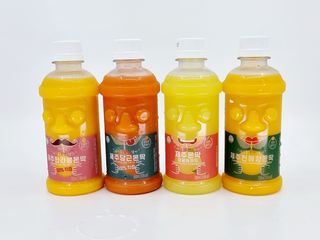 탐라원 제주의 맛, 몬딱주스 4종세트 - 한라봉몬딱주스, 천혜향몬딱주스, 청귤에이드, 당근몬딱주스 — 5점을 준 리뷰어가 2021년 8월 올린 사용 사진