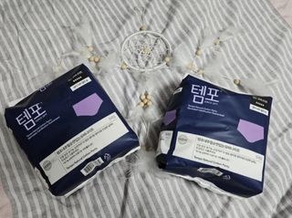 N[템포 ] 패드 내추럴 순면 입는 오버나이트 5P * 2개 — 5점을 준 리뷰어가 2024년 2월 올린 사용 사진