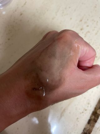스킨큐어 산다화 순한 클렌징 동백 오일 200ml — 5점을 준 리뷰어가 2023년 8월 올린 사용 사진