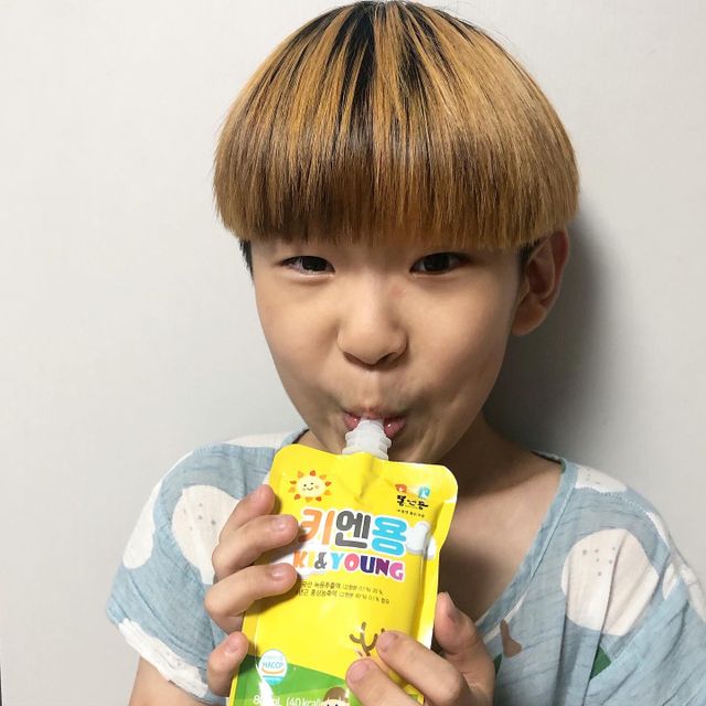[몸엔용] 어린이, 초등학생의 영양간식 달콤 국산녹용 키엔용  80ml x 10포 리뷰 사진
