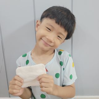 디어엘로디 오가닉 무표백 건티슈 — 5점을 준 리뷰어가 2022년 8월 올린 사용 사진