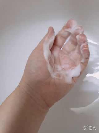 [ 톡톡스킨 ] 피톤치드 핸드워시 — 5점을 준 리뷰어가 2021년 7월 올린 사용 사진