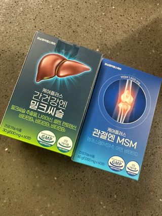 [경남제약헬스케어]케어플러스 관절엔 MSM 1000mg 60정/1개월분/관절/뼈/연골 영양/비타민D+아연/1일2정 — 5점을 준 리뷰어가 2024년 1월 올린 사용 사진