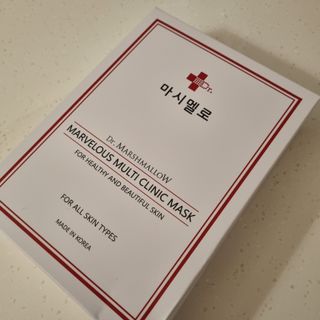 닥터마시멜로 마블러스 멀티 클리닉 마스크 — 5점을 준 리뷰어가 2021년 5월 올린 사용 사진