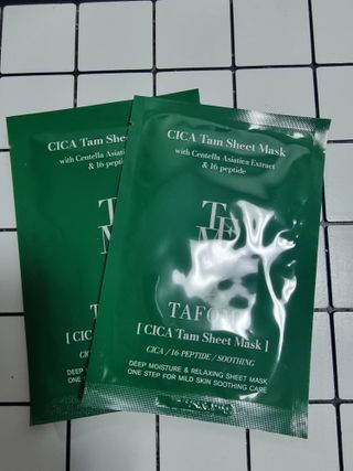 타포미 시카 탐 시트 마스크 27ml — 5점을 준 리뷰어가 2023년 1월 올린 사용 사진