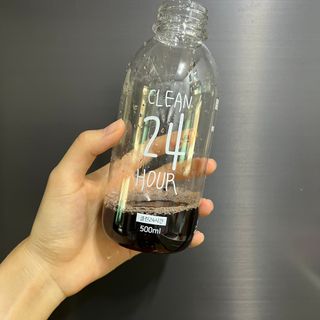 클린24시간 1BOX(5포) + 전용보틀(500ml) — 4점을 준 리뷰어가 2022년 8월 올린 사용 사진