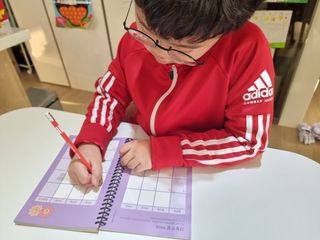 리훈 차일드라이크 반가워 겨울방학 초등학생 플래너 방학계획표 — 5점을 준 리뷰어가 2022년 12월 올린 사용 사진
