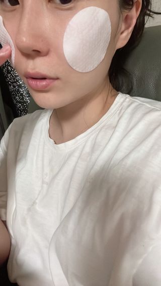 팜스테이 티트리 바이옴 카밍 토너 패드 — 5점을 준 리뷰어가 2022년 7월 올린 사용 사진