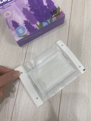 [레제르] 아로마 수액패치 발패치 10매입 - 라벤더향/유칼립투스향/대나무향 — 5점을 준 리뷰어가 2022년 3월 올린 사용 사진
