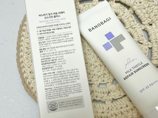 바노바기 코스메틱 바노바기 밀크씨슬 리페어 시카 선스크린 플러스 50ml — 4점을 준 리뷰어가 2023년 1월 올린 사용 사진