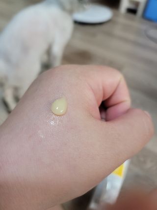 랑벨 비타 에너지 잡티 크림 75ml (피부 속 기미완화크림) — 5점을 준 리뷰어가 2022년 5월 올린 사용 사진