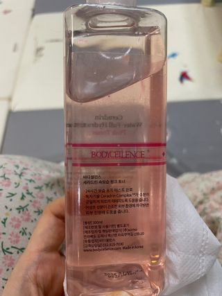 [바디셀런스] 속보습+사용감+향 모두 잡은 / 세라드린 속보습 핑크토너 300ml — 4.5점을 준 리뷰어가 2022년 3월 올린 사용 사진