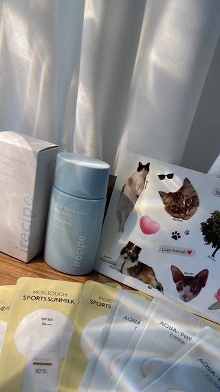 아이레시피 마일드 히알루로닉 모이스트 업 선스크린 SPF50+ PA++++ — 5점을 준 리뷰어가 2023년 5월 올린 사용 사진